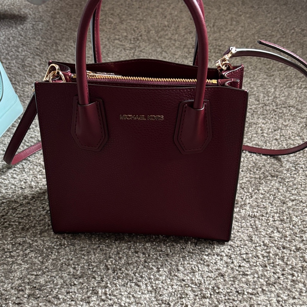 Michael Kors burgundy crossbody